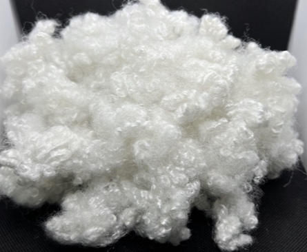 Hollow conjugate recycled polyester fiber