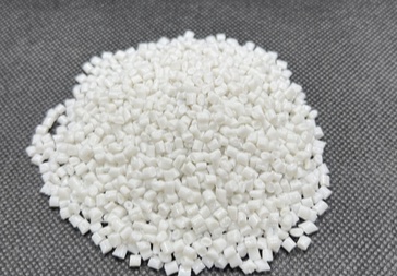 White rPET pellets